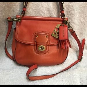 Orange Coach Crossbody